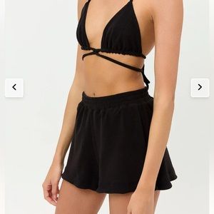 NWT Frankie’s Bikinis Coco Terry Shorts.